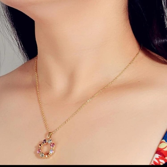 Rhinestone Flower Jewelry Set - Picture 2 of 4